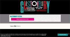 Desktop Screenshot of glastonbury.seetickets.com