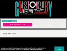 Tablet Screenshot of glastonbury.seetickets.com